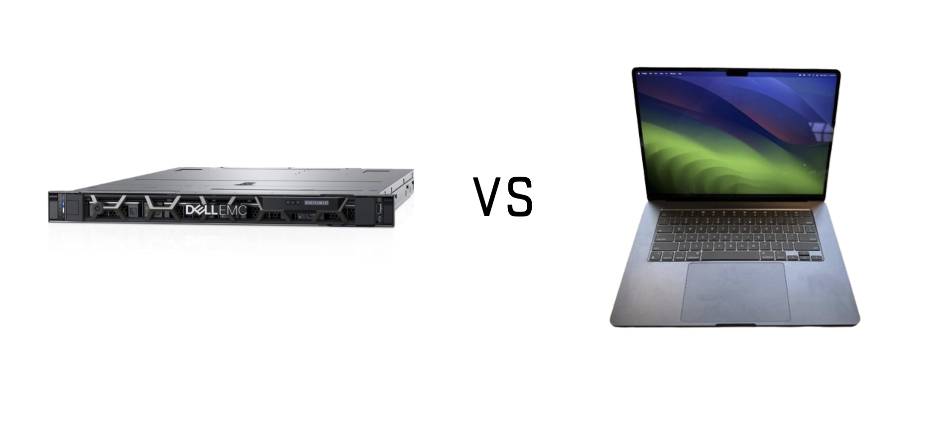 Dell PowerEdge R6525 vs MacBook Air M3 2024